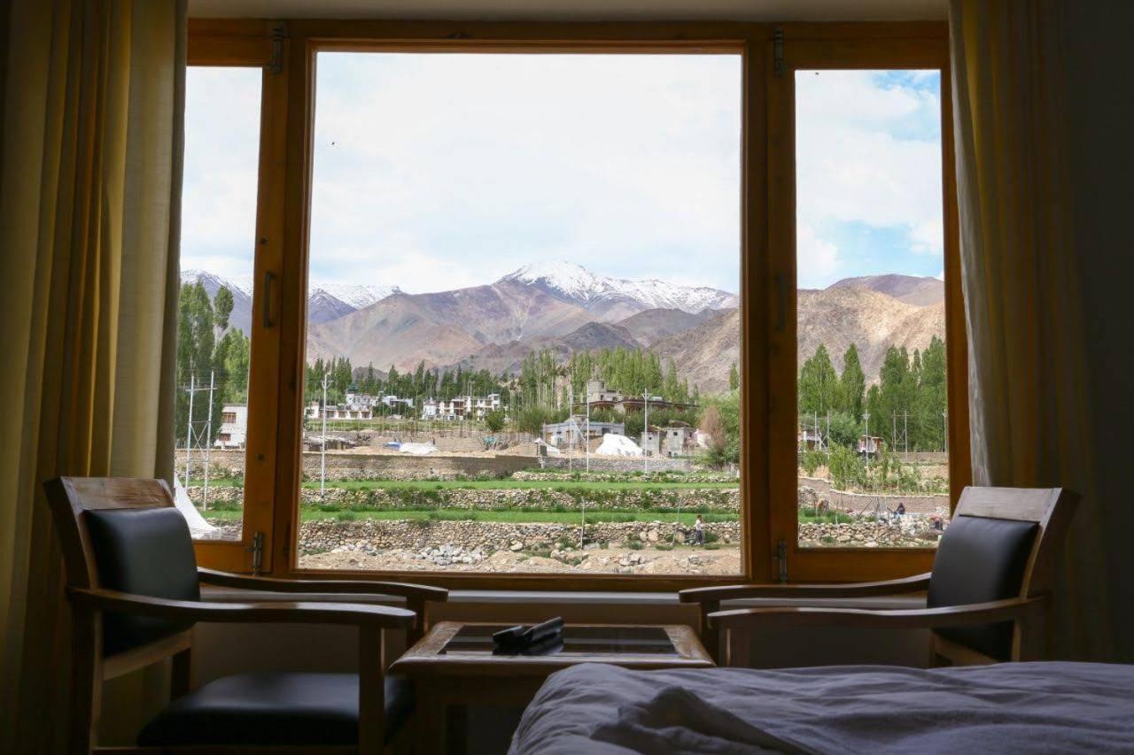 Hotel Om Ladakh Leh Buitenkant foto